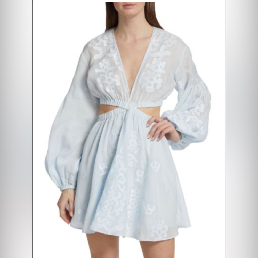 A.L.C. Irene Embroidered Mini Dress NWOT - Picture 4 of 6